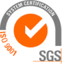 Certificación ISO 9001:2015 emitida por SGS