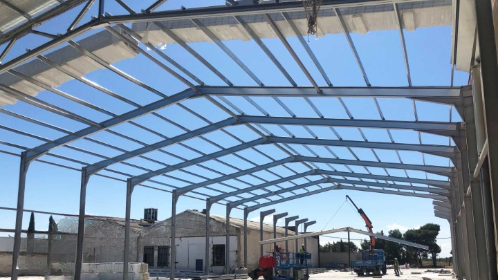 Nave modular para almacén logístico
